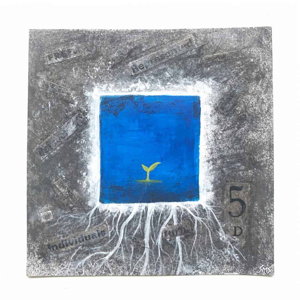 solace--smschumacher-painting Solace mixed media word painting by Sarah M. Schumacher