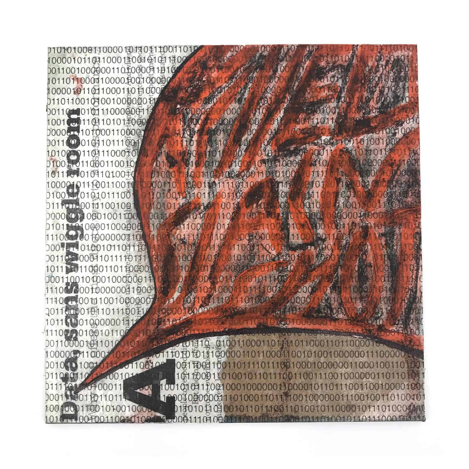 turpitude-haiku-smschumacher-painting Turpitude mixed media haiku painting by Sarah M. Schumacher