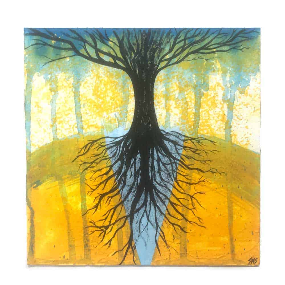 weal-smschumacher-painting Weal mixed media word painting by Sarah M. Schumacher